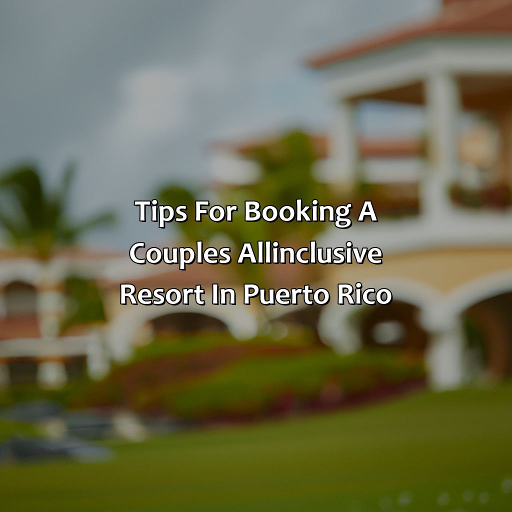 Tips for Booking a Couples