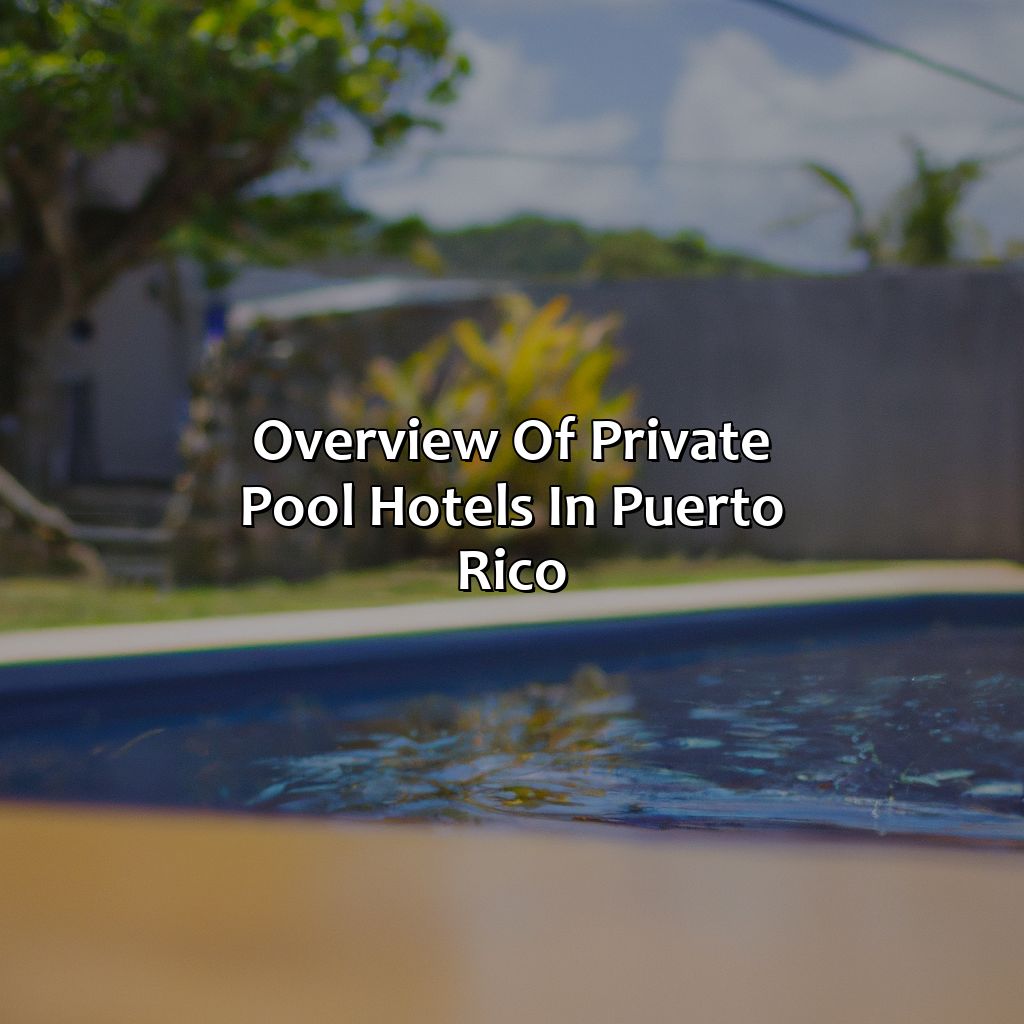 Overview of Private Pool Hotels in Puerto Rico-puerto rico hotel with private pool, 