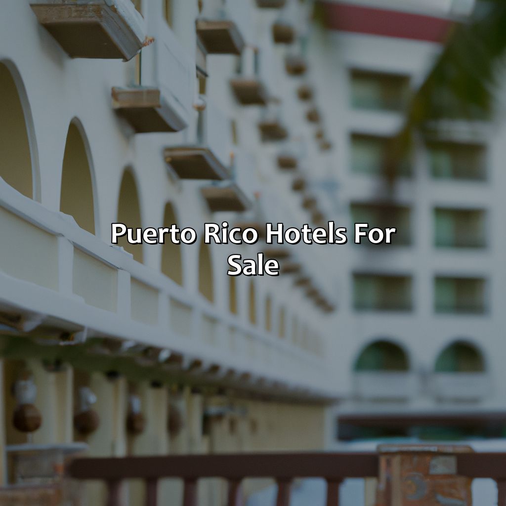 Puerto Rico Hotels For Sale