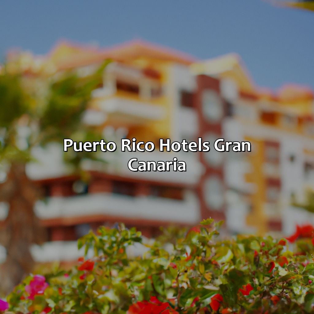 Puerto Rico Hotels Gran Canaria