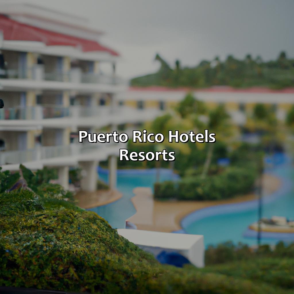 Puerto Rico Hotels Resorts