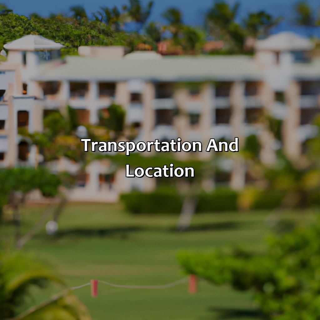 Transportation and Location-puerto rico resorts packages, 