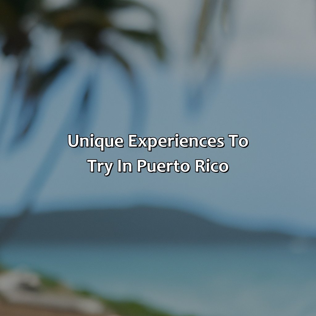 Unique Experiences to Try in Puerto Rico-puerto rico tickets and hotels, 
