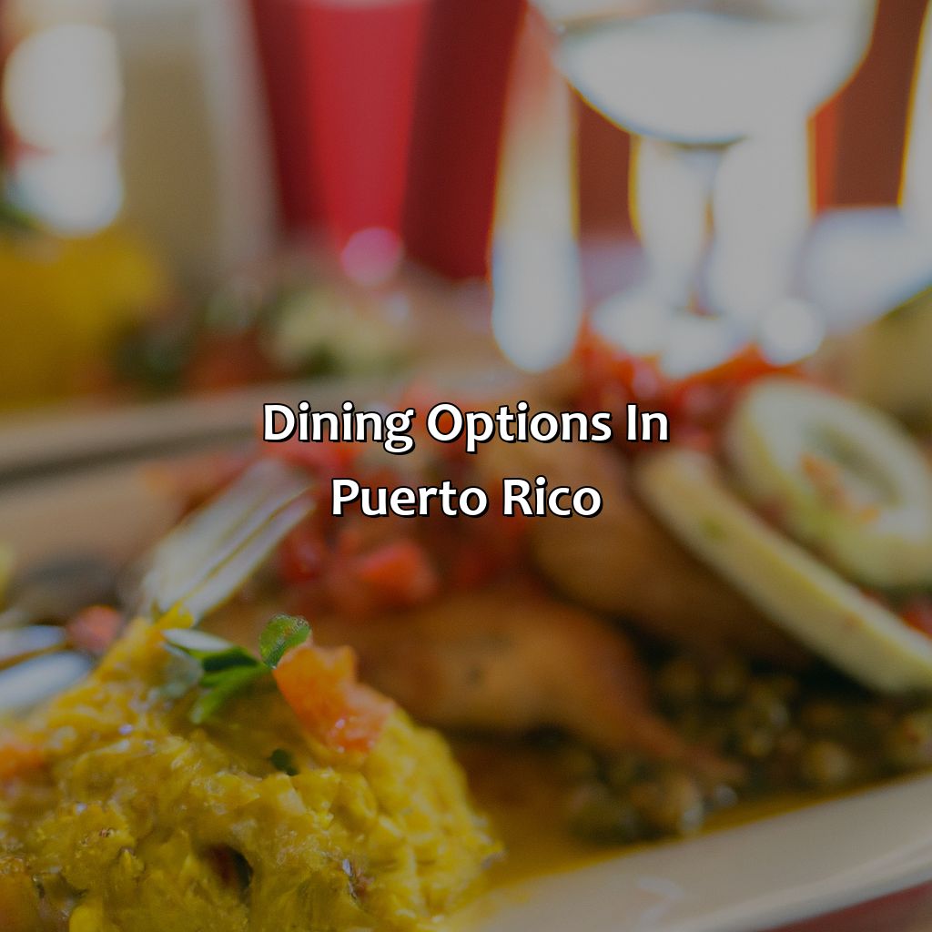 Dining options in Puerto Rico-puerto rico vacation resorts, 