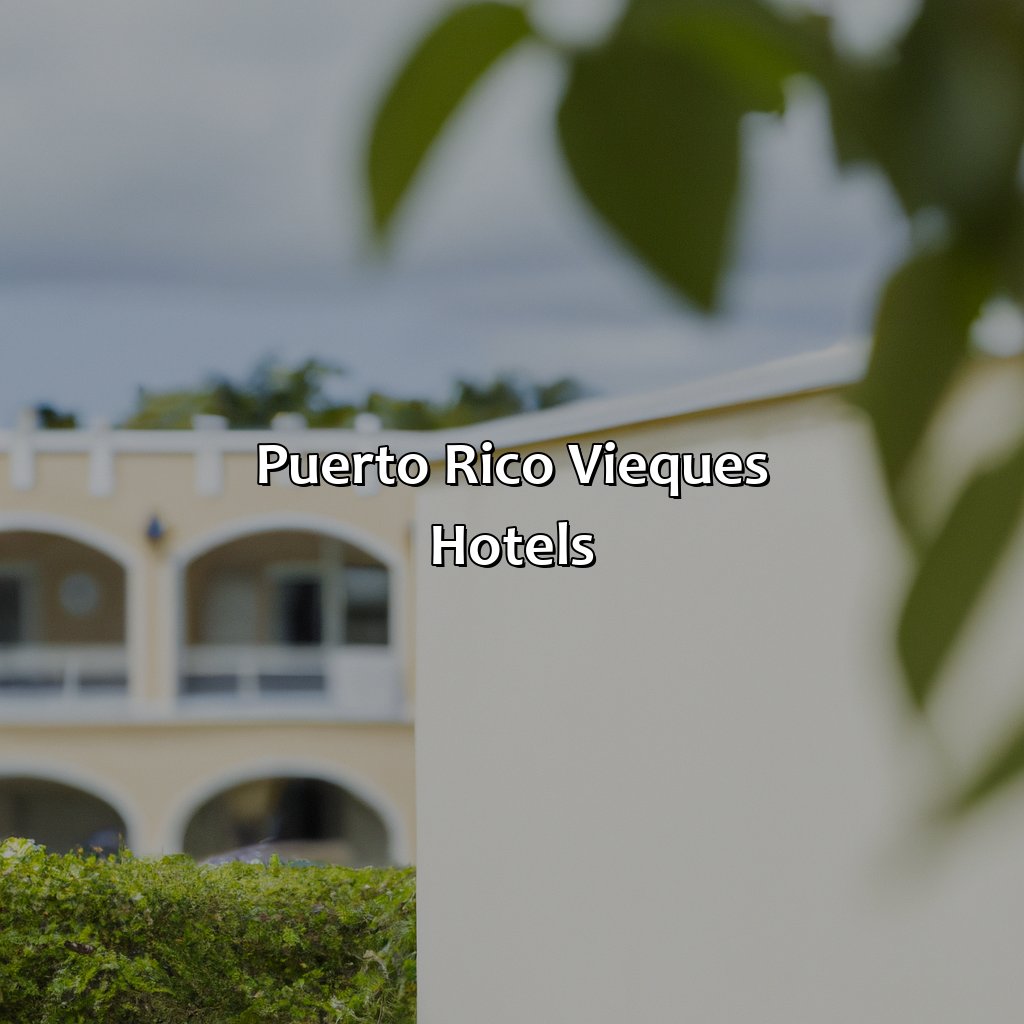 Puerto Rico Vieques Hotels