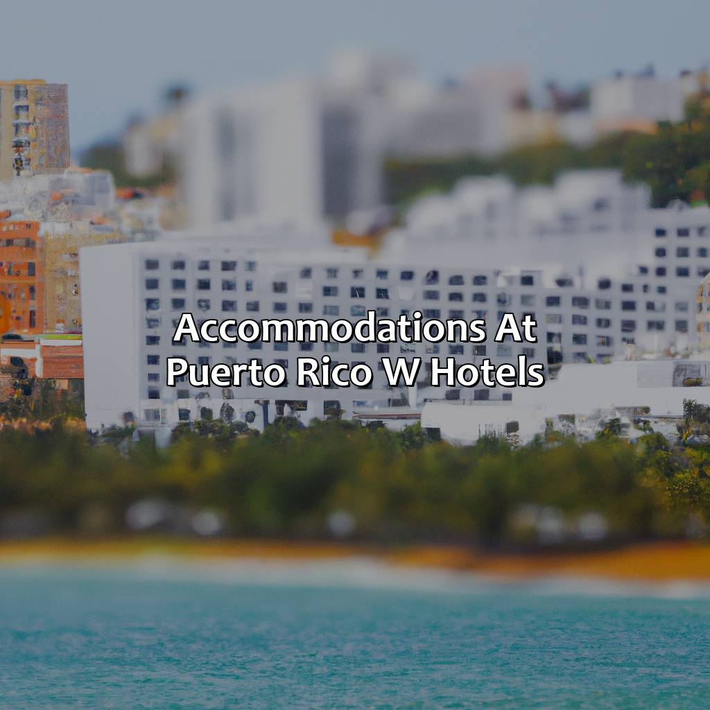 Accommodations at Puerto Rico W Hotels-puerto rico w hotels, 