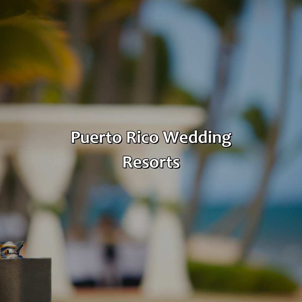 Puerto Rico Wedding Resorts
