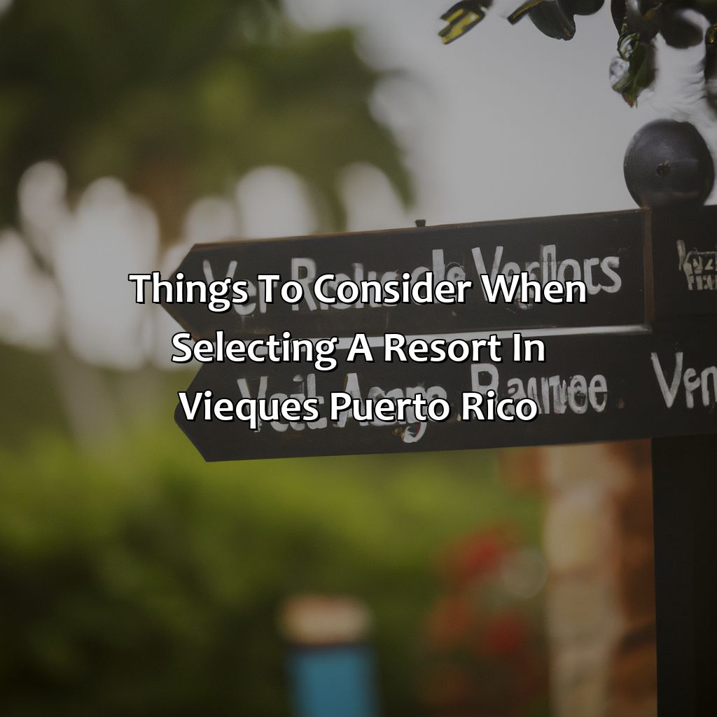 Things to consider when selecting a resort in Vieques, Puerto Rico-resorts in vieques puerto rico, 