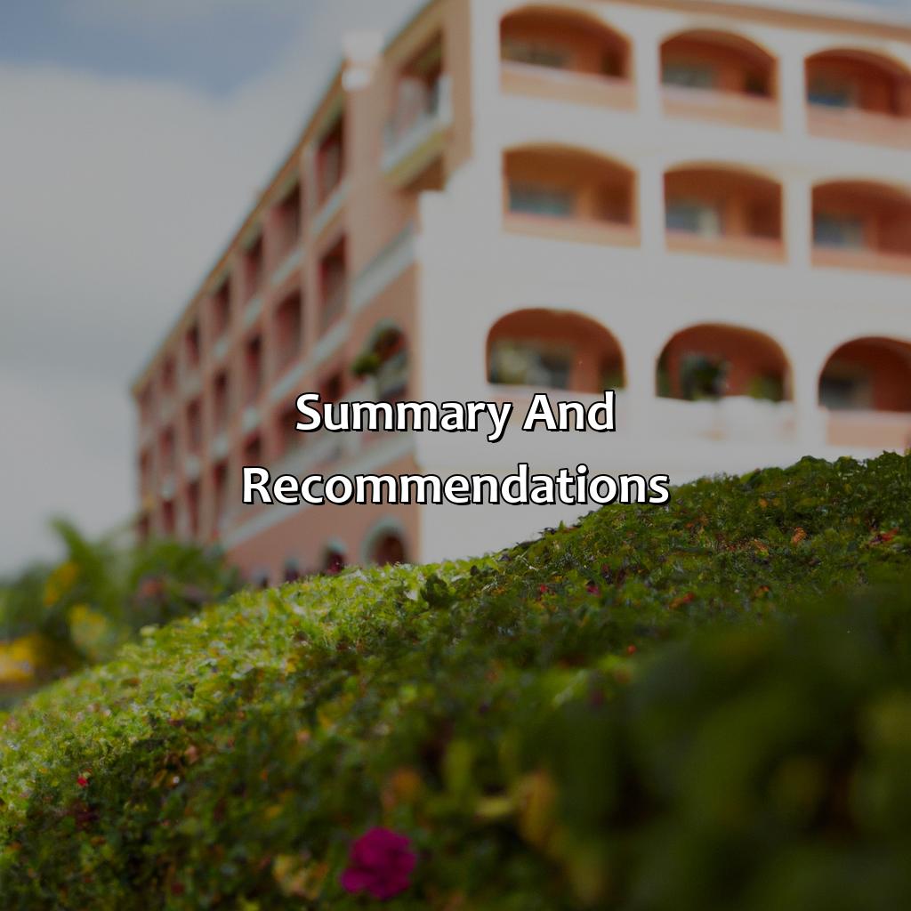 Summary and Recommendations-romantic hotels puerto rico, 