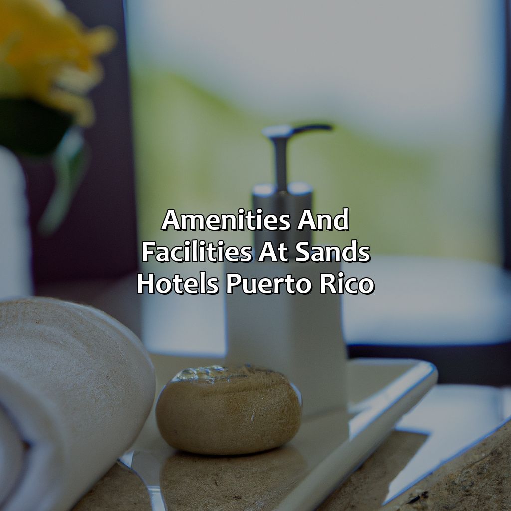 Amenities and Facilities at Sands Hotels Puerto Rico-sands hotels puerto rico, 
