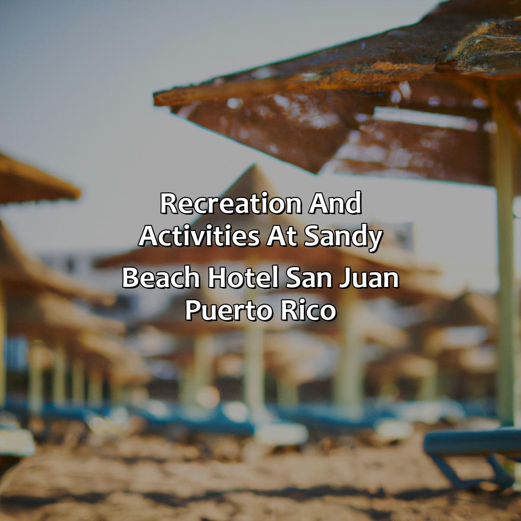 Recreation and Activities at Sandy Beach Hotel San Juan Puerto Rico-sandy beach hotel san juan puerto rico puerto rico, 
