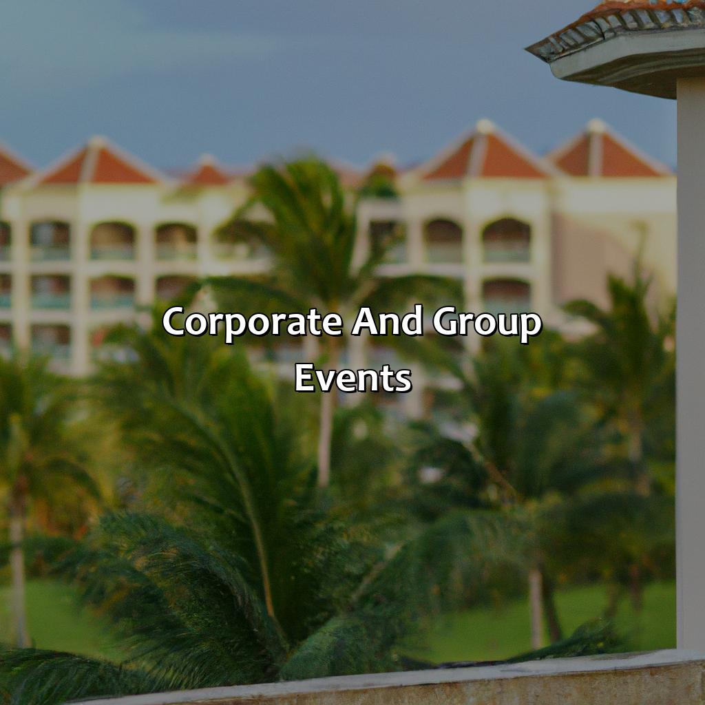 Corporate and group events-secrets resorts puerto rico, 