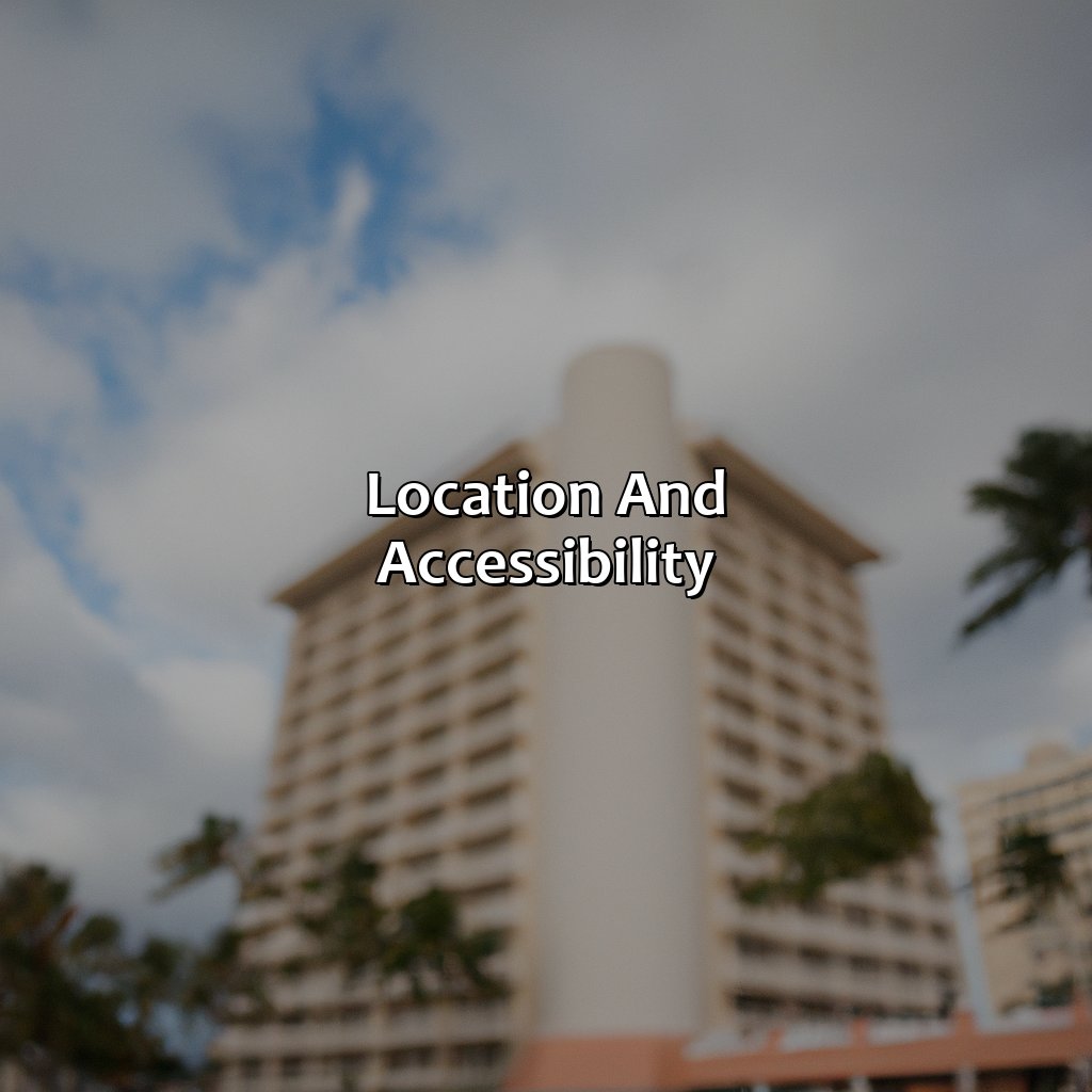 Location and Accessibility-sheraton puerto rico hotel, 