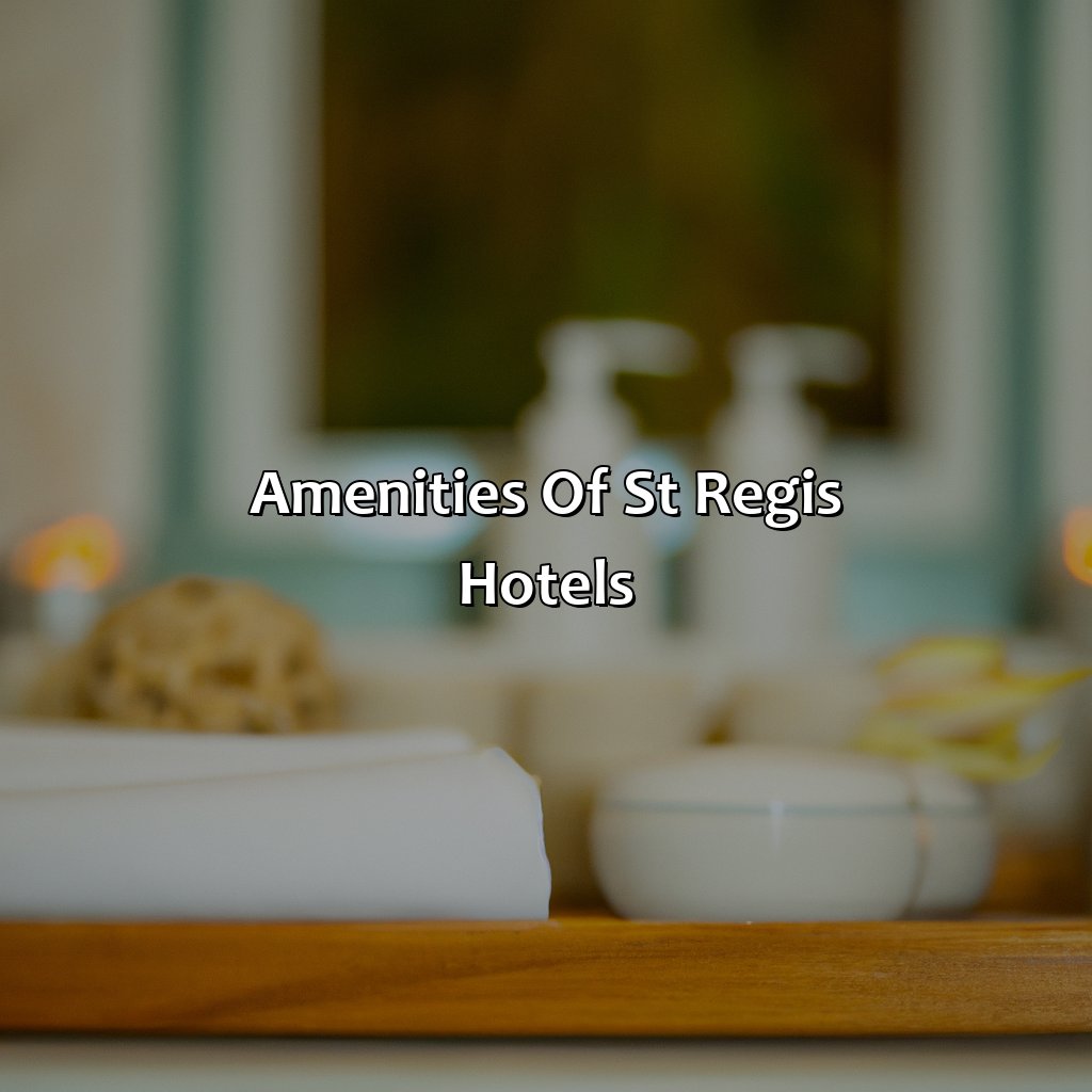 Amenities of St Regis Hotels-st regis hotels puerto rico, 