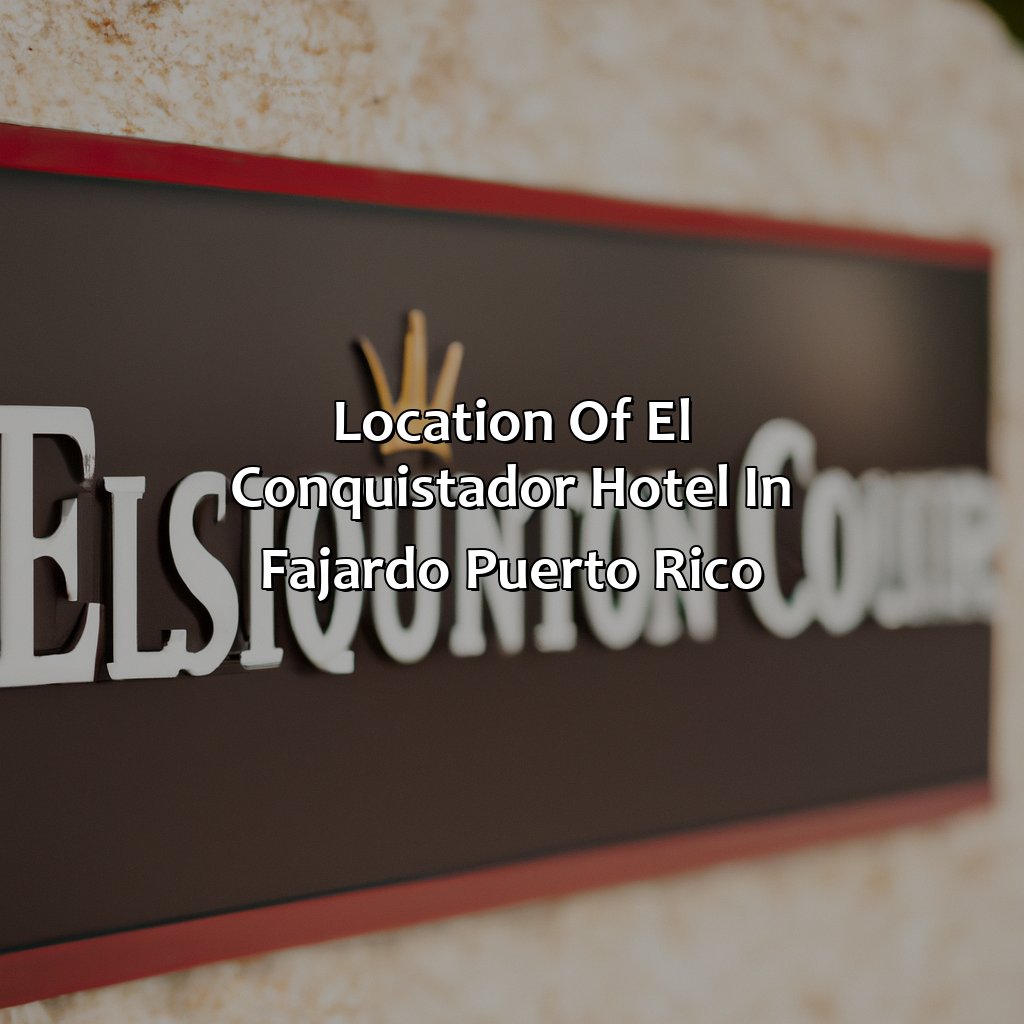 Location of El Conquistador Hotel in Fajardo, Puerto Rico-telefono hotel el conquistador fajardo puerto rico, 