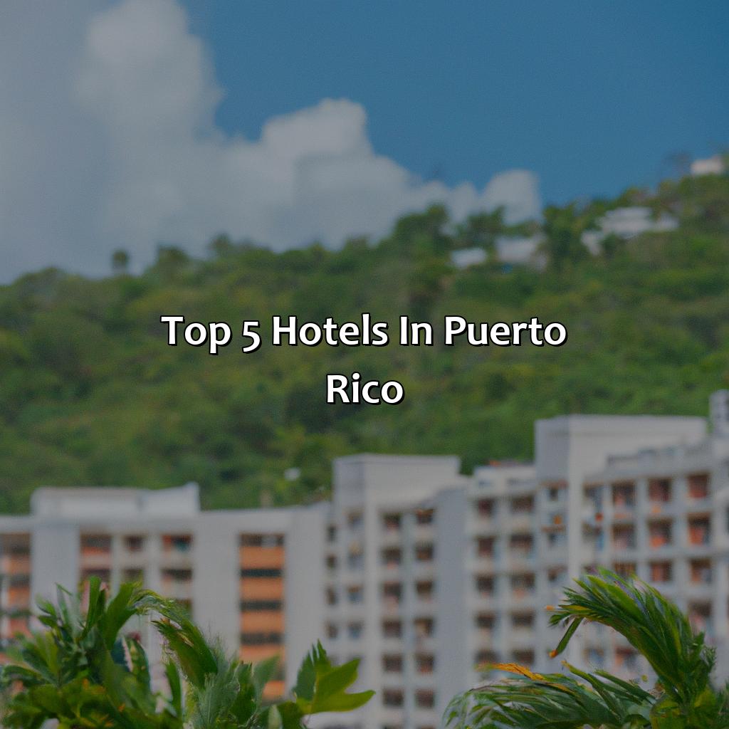 Top 5 hotels in Puerto Rico-top 5 hotels in puerto rico, 