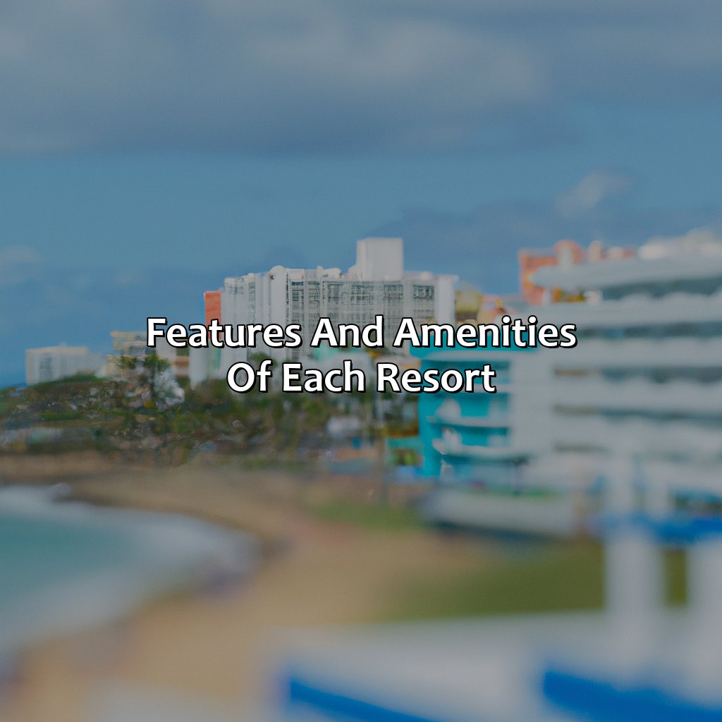 Features and amenities of each resort-top beach resorts in puerto rico, 