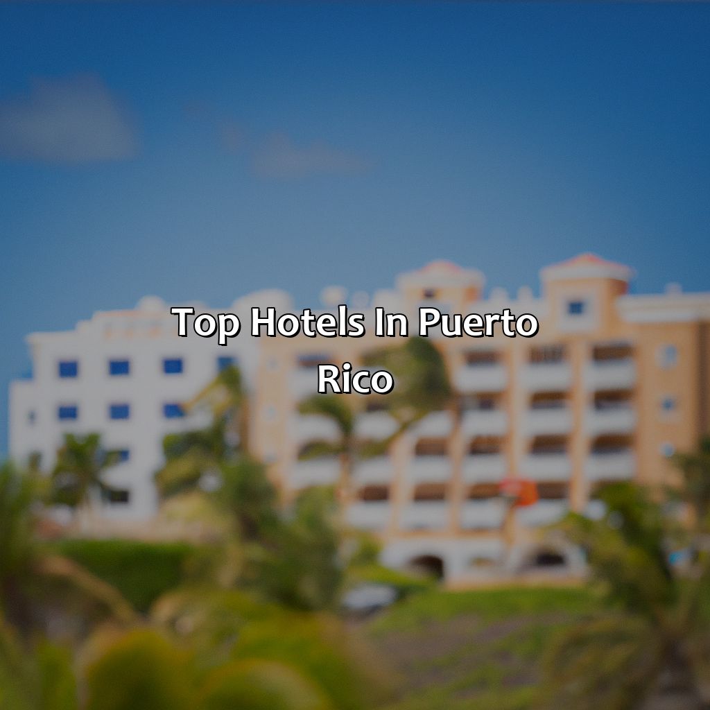 Top hotels in Puerto Rico-top hotels puerto rico, 