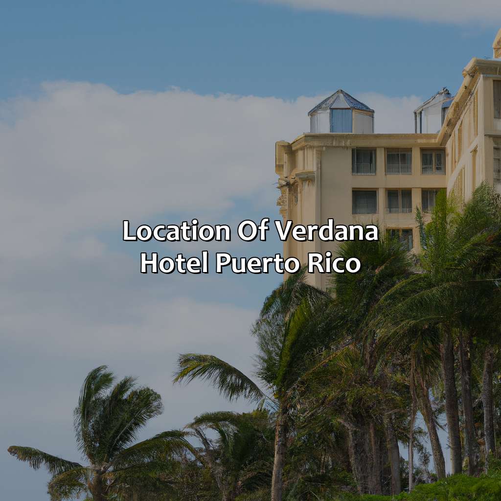 Location of Verdana Hotel Puerto Rico-verdana hotel puerto rico, 