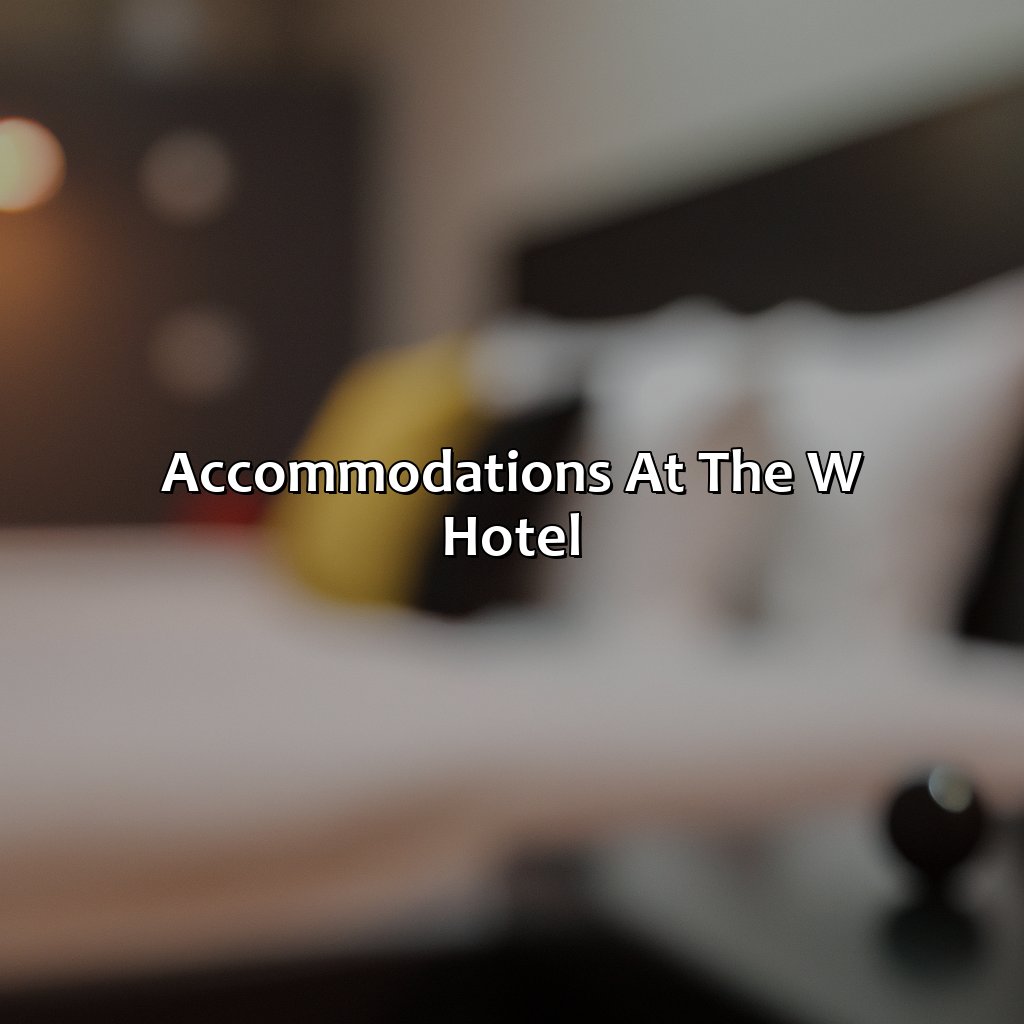 Accommodations at the W Hotel-vieques puerto rico w hotel, 