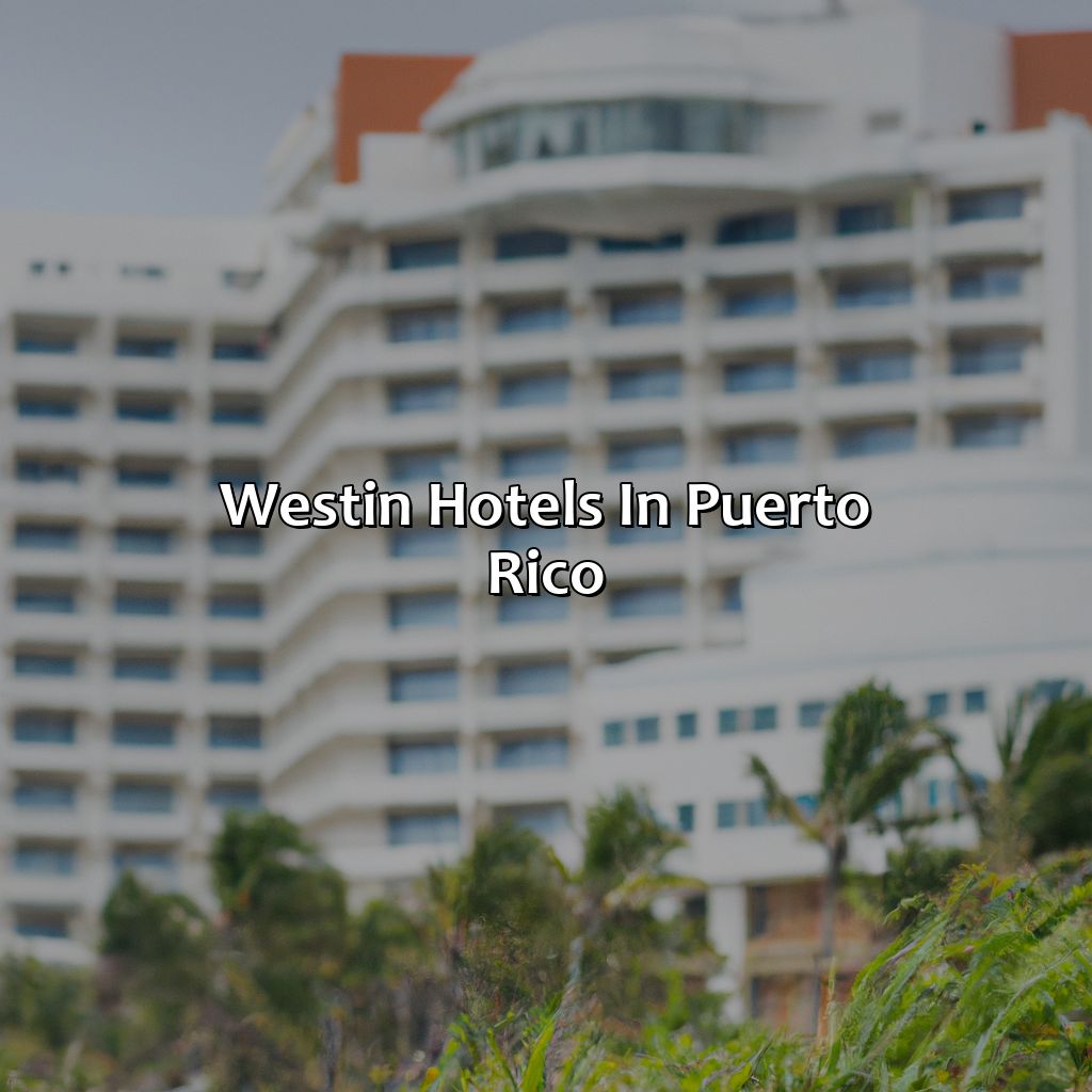 Westin Hotels In Puerto Rico