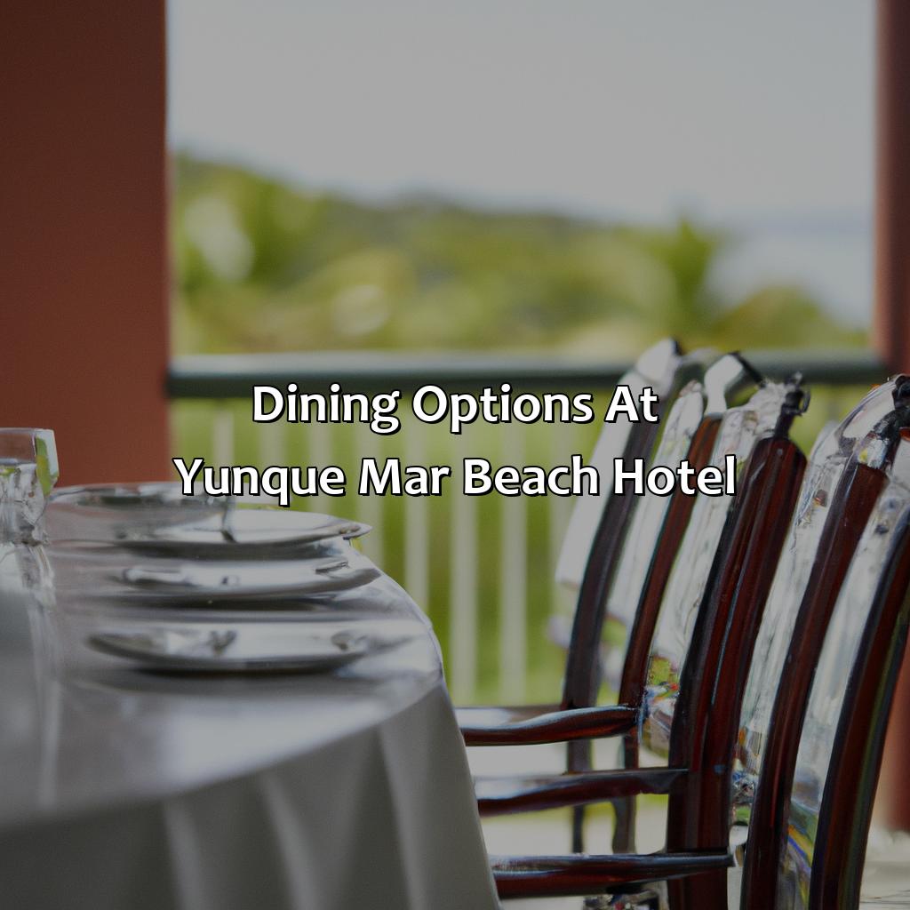 Dining Options at Yunque Mar Beach Hotel-yunque mar beach hotel luquillo puerto rico, 