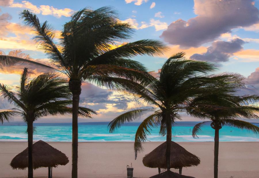 Best months to visit Cancun for pleasant weather and fewer crowds, which are April through May and October through November 