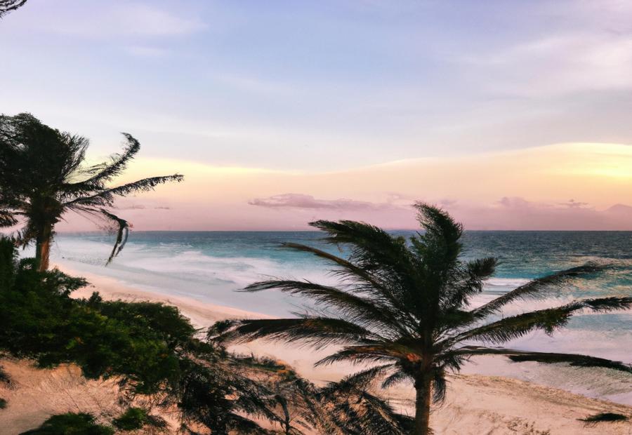 The low season in Tulum, which includes the months of June, September, and October, characterized by rainy weather and closures of establishments. 