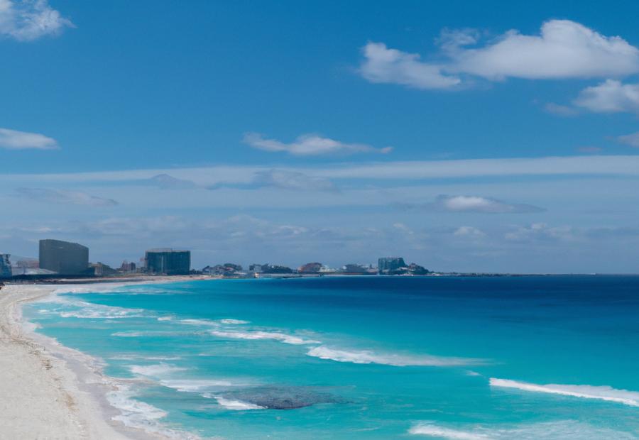 Highlighting Punta Cancun as a popular nightlife destination with calm waters 