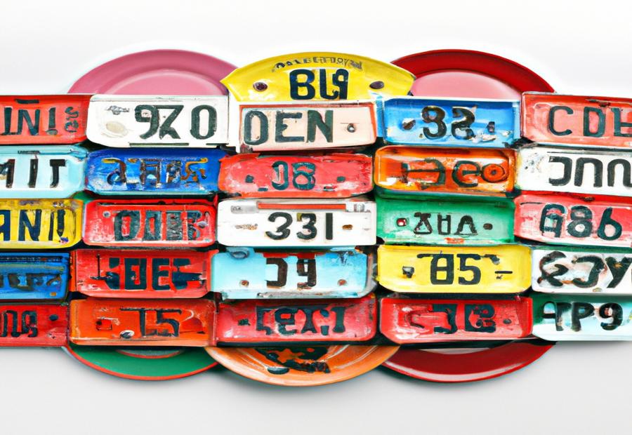Variation in License Plate Design 