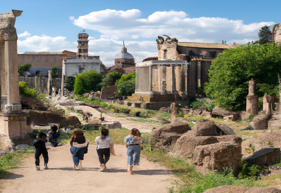 Overview of the Roman Forum as a must-visit site in Rome 