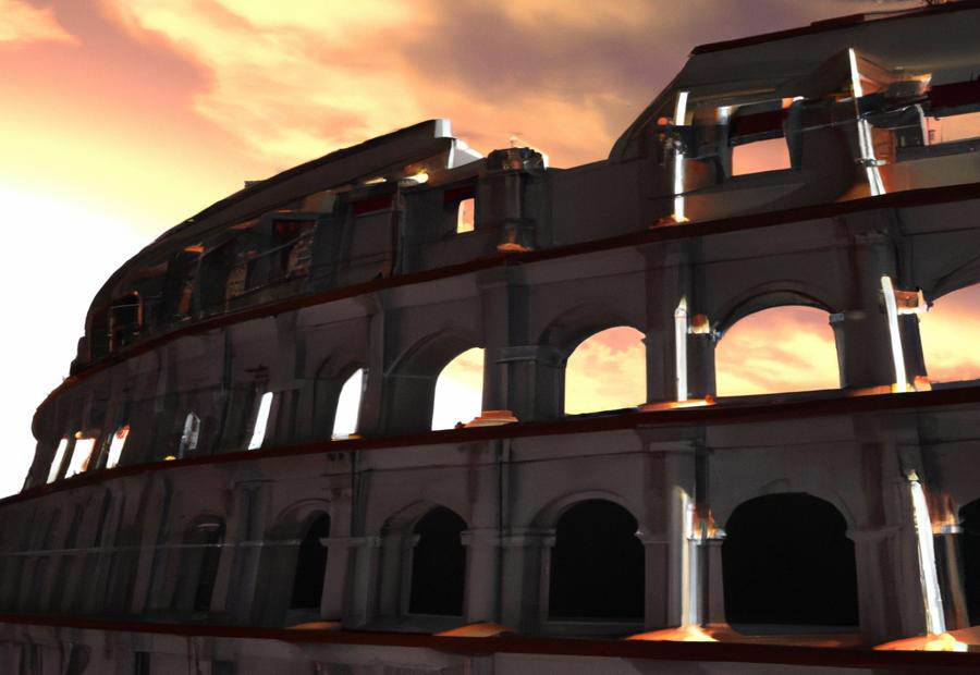 Location, history, and landmarks surrounding the Colosseum in Rome 