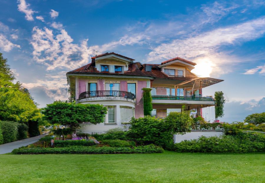 Description of the villas in Lake Constance, Germany 