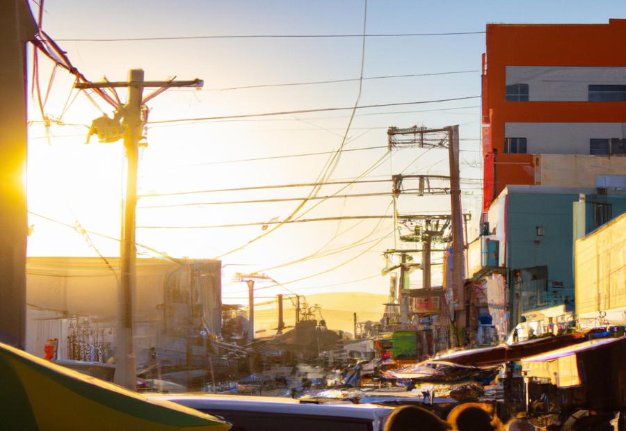 Vibrant shopping scene in Tijuana: 