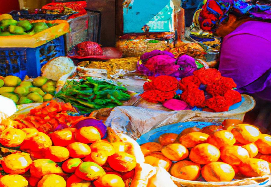 Exploring the vibrant markets and shopping for local crafts 