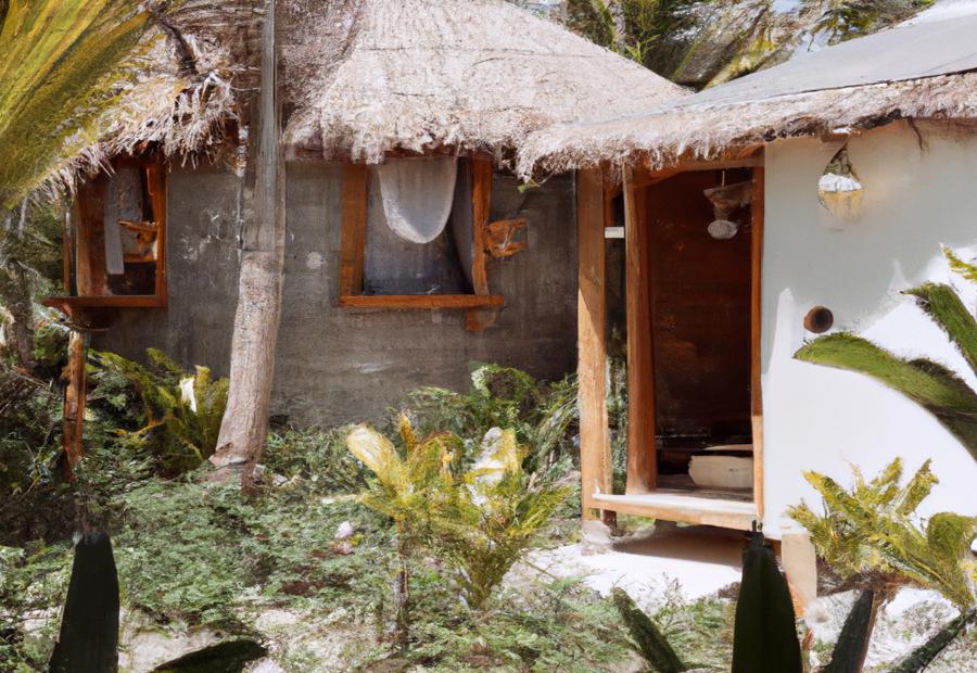Staying in Tulum Pueblo for budget-friendly accommodations 