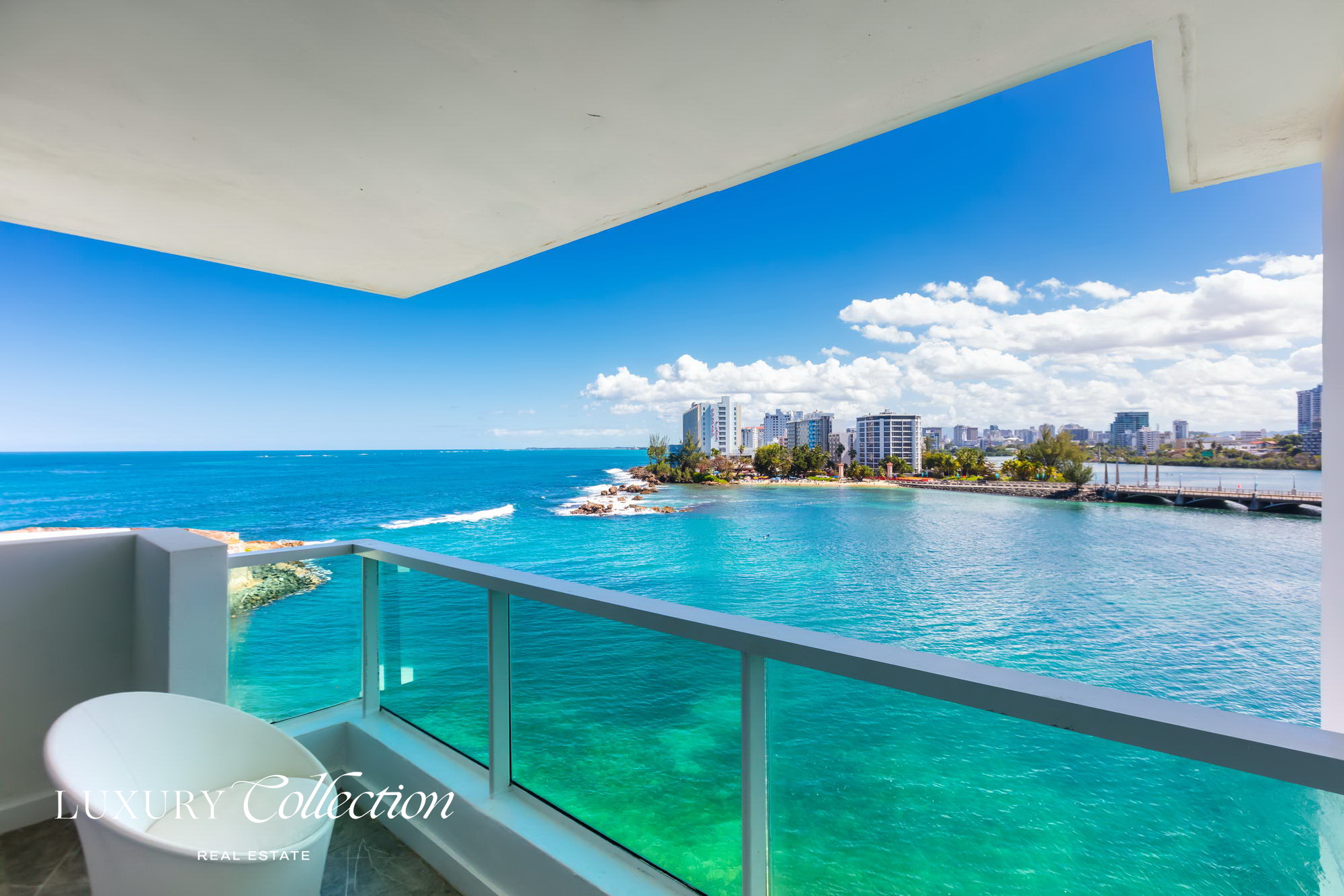 Luxury vacation rental overlooking the Condado Lagoon in San Juan, Puerto Rico